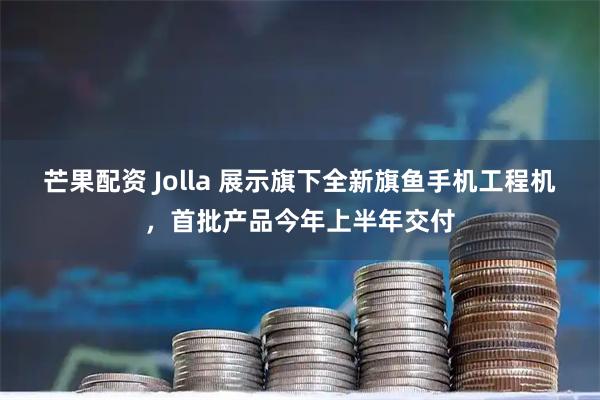 芒果配资 Jolla 展示旗下全新旗鱼手机工程机，首批产品今年上半年交付